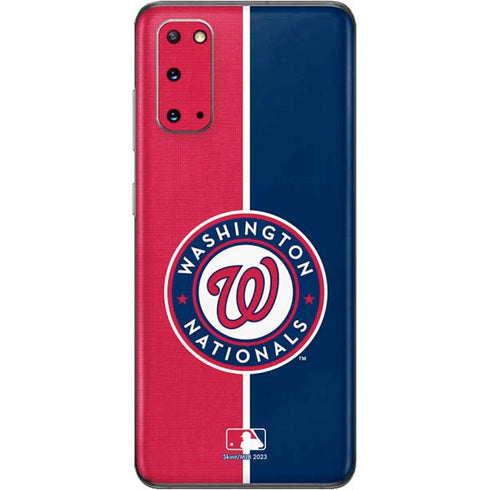 MLB Washington Nationals Split Galaxy S20 Skin