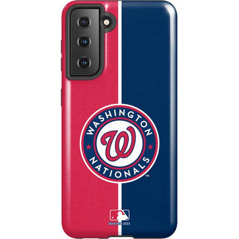 MLB Washington Nationals Split Galaxy S21 5G Pro Case