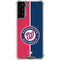 MLB Washington Nationals Split Galaxy S21 FE Clear Case