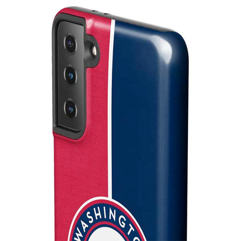 MLB Washington Nationals Split Galaxy S21 FE Pro Case