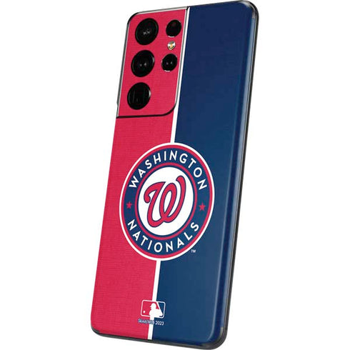 MLB Washington Nationals Split Galaxy S21 Ultra 5G Skin