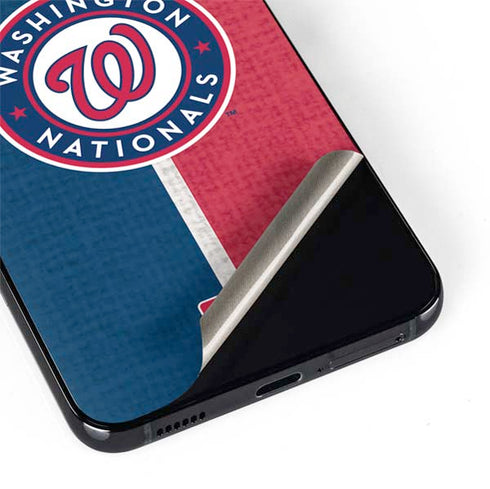 MLB Washington Nationals Split Galaxy S22 Plus Skin
