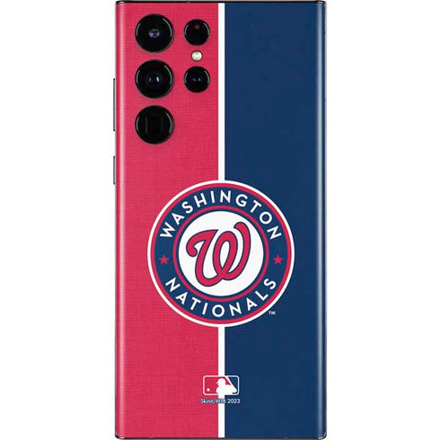 MLB Washington Nationals Split Galaxy S22 Ultra Skin