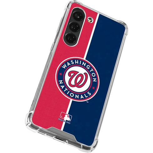 MLB Washington Nationals Split Galaxy S23 Clear Case