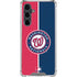 MLB Washington Nationals Split Galaxy S23 FE Clear Case