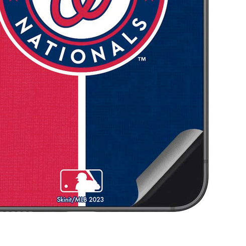 MLB Washington Nationals Split Galaxy S23 FE Skin