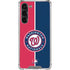 MLB Washington Nationals Split Galaxy S23 Plus Clear Case