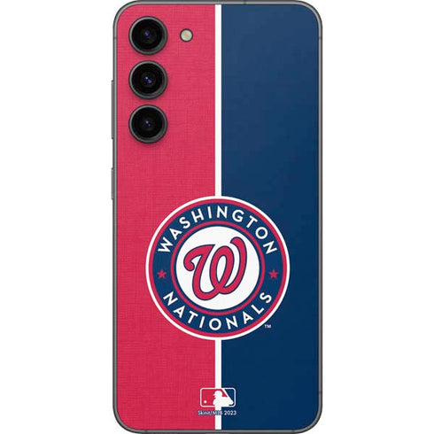 MLB Washington Nationals Split Galaxy S23 Plus Skin
