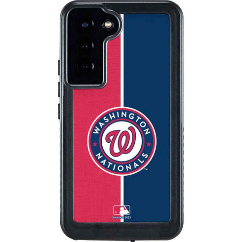 MLB Washington Nationals Split Galaxy S23 Plus Waterproof Case