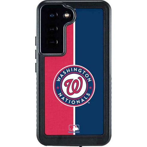 MLB Washington Nationals Split Galaxy S23 Waterproof Case