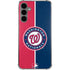MLB Washington Nationals Split Galaxy S24 Plus Clear Case