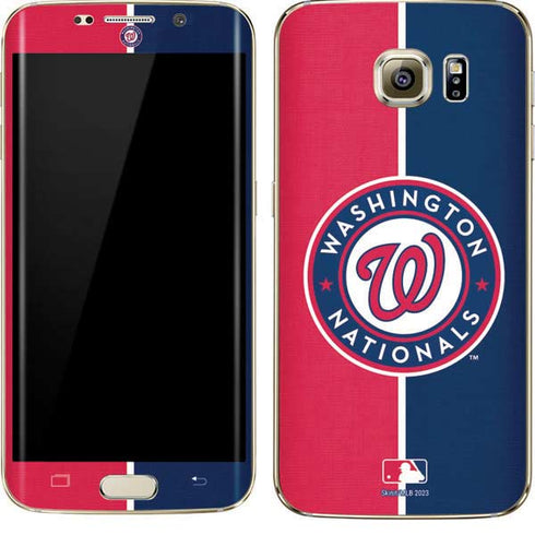 MLB Washington Nationals Split Galaxy S7 Edge Skin