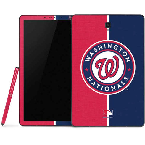 MLB Washington Nationals Split Samsung Galaxy Tab Skin
