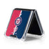 MLB Washington Nationals Split Galaxy Z Flip5 5G Clear Case