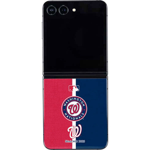 MLB Washington Nationals Split Galaxy Z Flip5 5G Skin