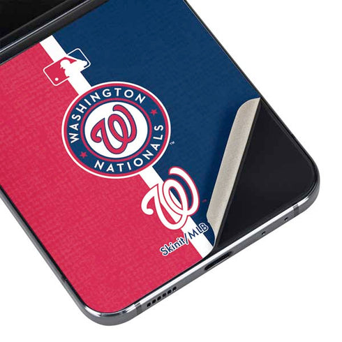 MLB Washington Nationals Split Galaxy Z Flip5 5G Skin
