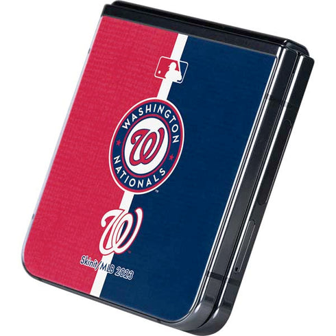 MLB Washington Nationals Split Galaxy Z Flip5 5G Skin