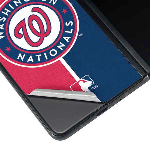 MLB Washington Nationals Split Galaxy Z Fold3 5G Skin