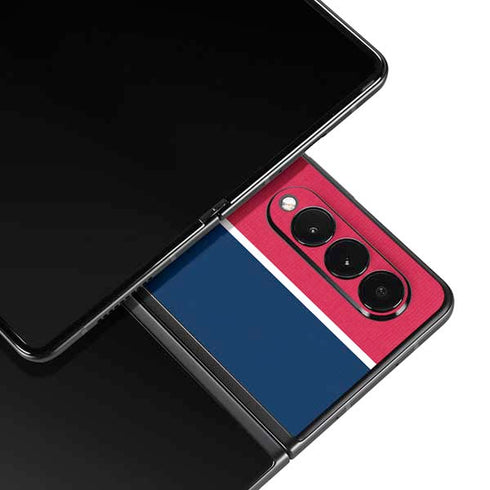 MLB Washington Nationals Split Galaxy Z Fold3 5G Skin