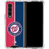 MLB Washington Nationals Split Galaxy Z Fold4 5G Clear Case