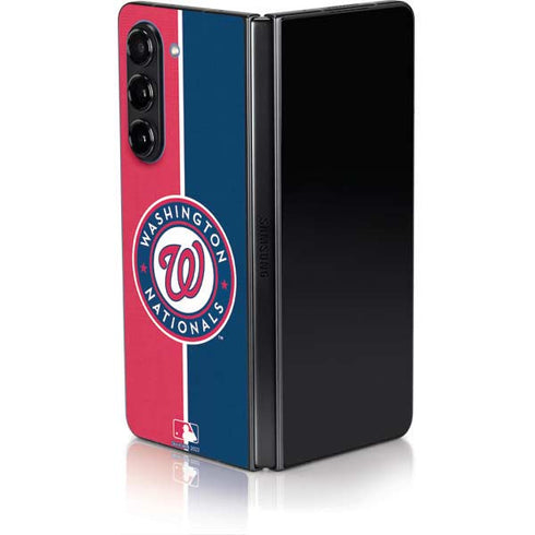 MLB Washington Nationals Split Galaxy Z Fold5 5G Skin