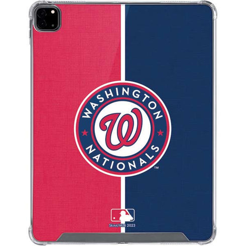 MLB Washington Nationals Split iPad Pro 12.9in (2020) Clear Case