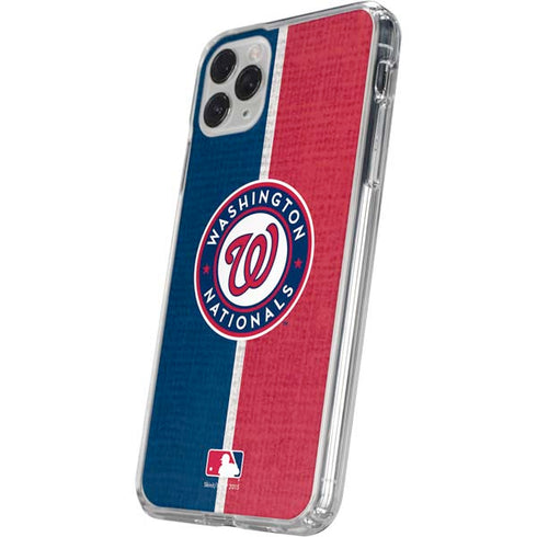 MLB Washington Nationals Split iPhone 11 Pro Clear Case