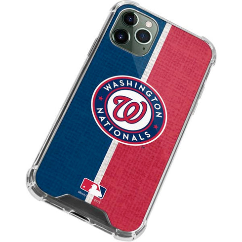 MLB Washington Nationals Split iPhone 11 Pro Max Clear Case