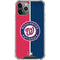 MLB Washington Nationals Split iPhone 11 Pro Max Clear Case