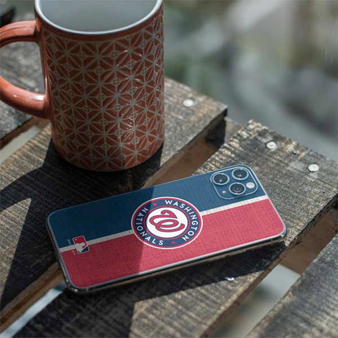 MLB Washington Nationals Split iPhone 11 Pro Max Skin