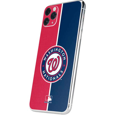MLB Washington Nationals Split iPhone 11 Pro Max Skin