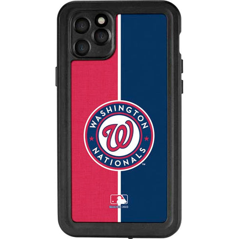 MLB Washington Nationals Split iPhone 11 Pro Max Waterproof Case