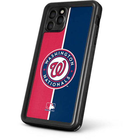 MLB Washington Nationals Split iPhone 11 Pro Max Waterproof Case
