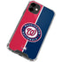 MLB Washington Nationals Split iPhone 12 Mini Clear Case