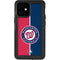 MLB Washington Nationals Split iPhone 12 Mini Waterproof Case