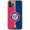 MLB Washington Nationals Split iPhone 12 Pro Clear Case