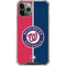 MLB Washington Nationals Split iPhone 12 Pro Max Clear Case