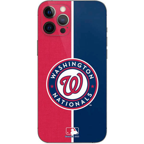 MLB Washington Nationals Split iPhone 12 Pro Max Skin