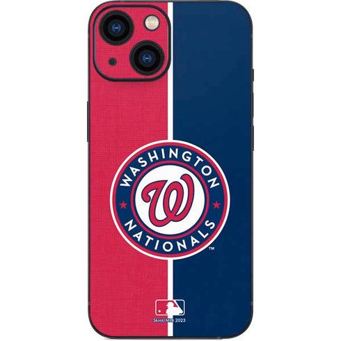 MLB Washington Nationals Split iPhone 13 Mini Skin