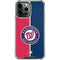 MLB Washington Nationals Split iPhone 13 Pro Max Clear Case