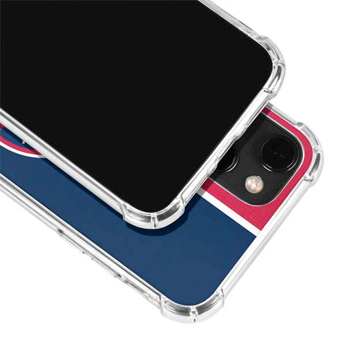 MLB Washington Nationals Split iPhone 14 Plus Clear Case