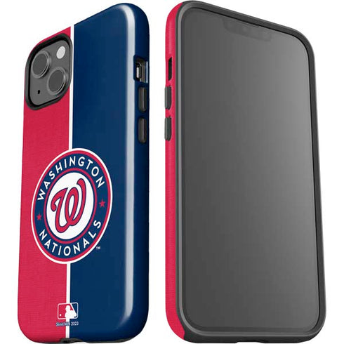 MLB Washington Nationals Split iPhone 14 Plus Impact Case