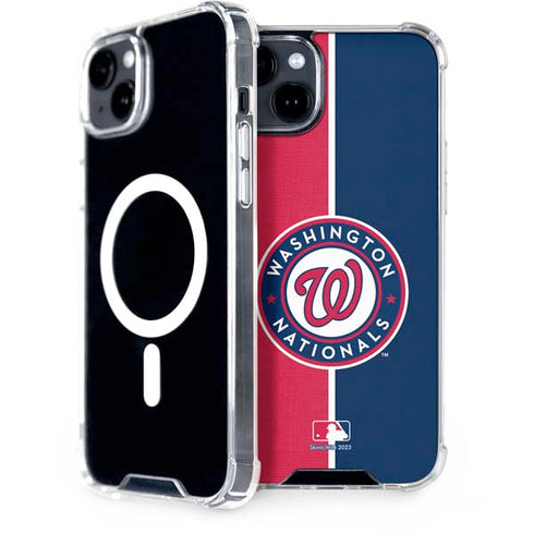 MLB Washington Nationals Split iPhone 15 Plus MagSafe Case