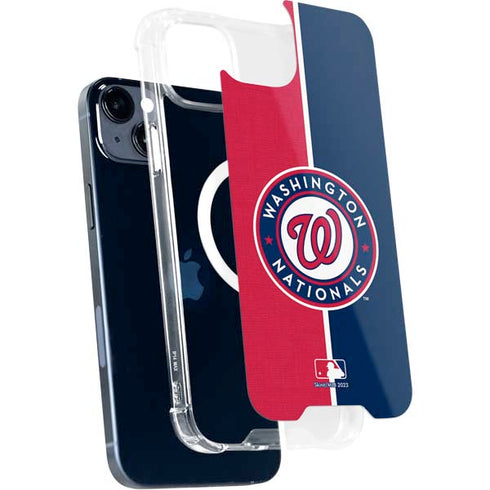 MLB Washington Nationals Split iPhone 15 Plus MagSafe Case
