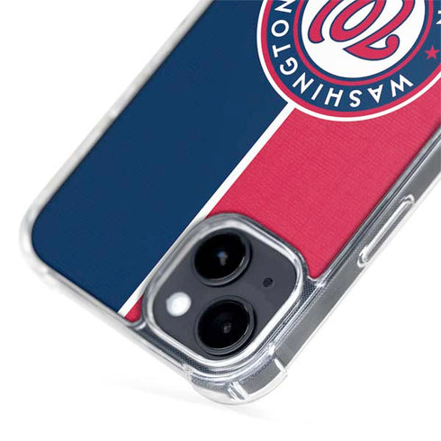 MLB Washington Nationals Split iPhone 15 Plus MagSafe Case
