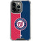 MLB Washington Nationals Split iPhone 14 Pro Clear Case