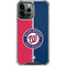 MLB Washington Nationals Split iPhone 14 Pro Max Clear Case