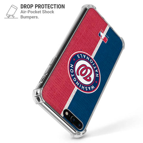 MLB Washington Nationals Split iPhone 7/8 Plus Clear Case