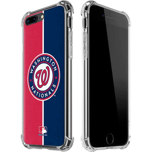 MLB Washington Nationals Split iPhone 7/8 Plus Clear Case