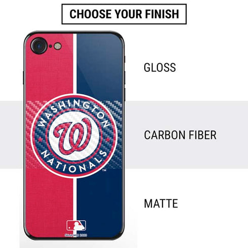 MLB Washington Nationals Split iPhone SE (2nd & 3rd Gen) Skin